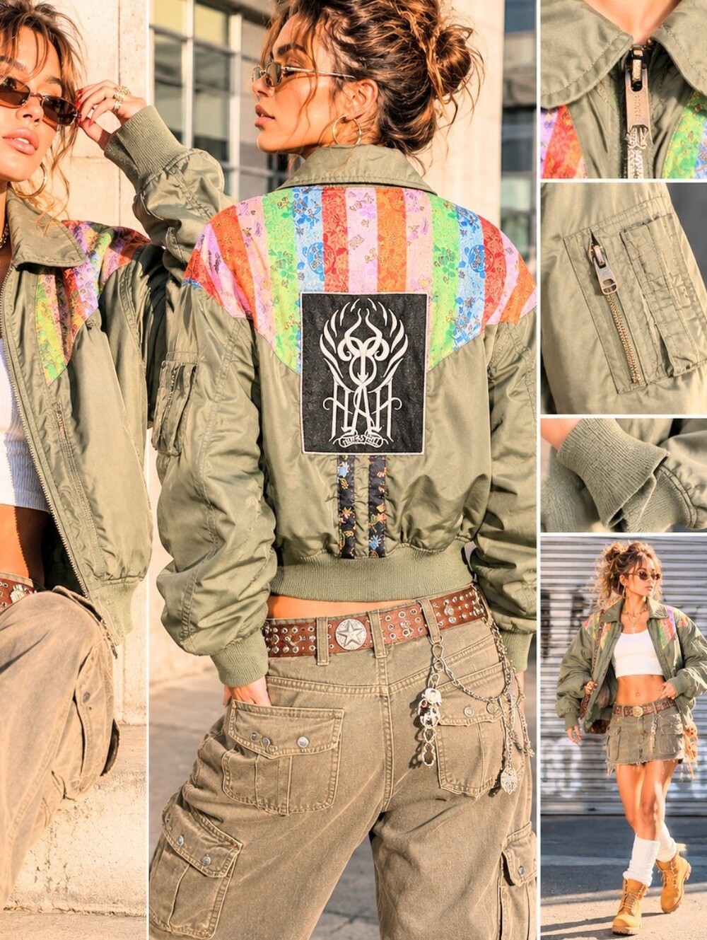 1970s Military-Issue CWU-45/P Flyers Jacket Customized by WE ARE HAH